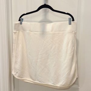 Athleta XL Tall Serenity Skirt, off-white/eggshell